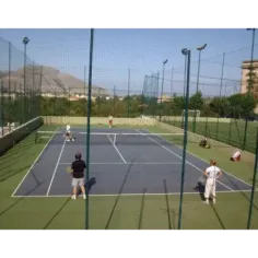 Rete per campi da tennis e beach tennis verde