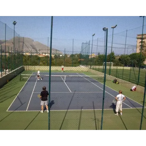 Rete per campi da tennis e beach tennis verde