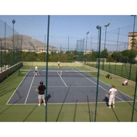 Rete per campi da tennis e beach tennis verde