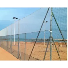 Rete per campi da tennis e beach tennis bianca