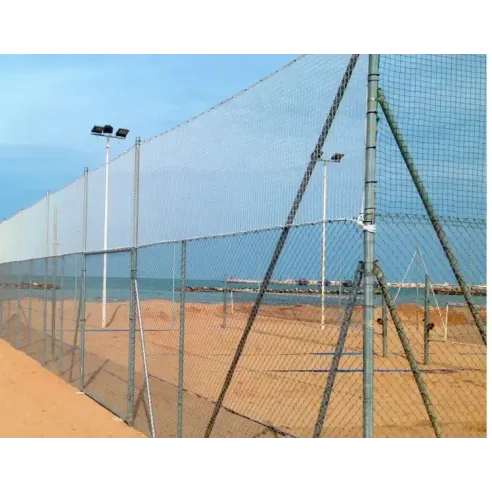 Rete per campi da tennis e beach tennis bianca