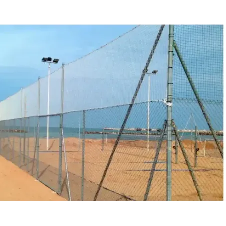 Rete per campi da tennis e beach tennis bianca