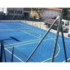 Rete di recinzione campi da basket colore verde