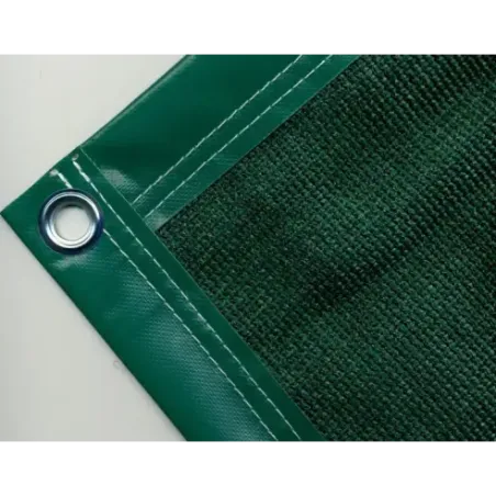 Telo fondo campo tennis con occhielli, tagliato su misura