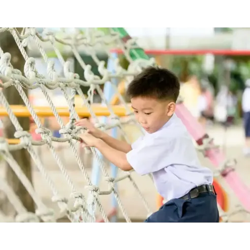 Rete per arrampicata annodata maglia 15 cm