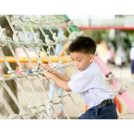 Rete per arrampicata annodata maglia 15 cm