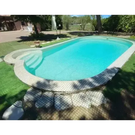 Rete anticaduta per piscine maglia 25 mm - colore verde